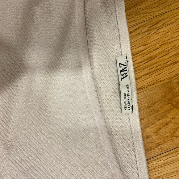 White Zara Ruffle Shirt - Picture 3 of 3